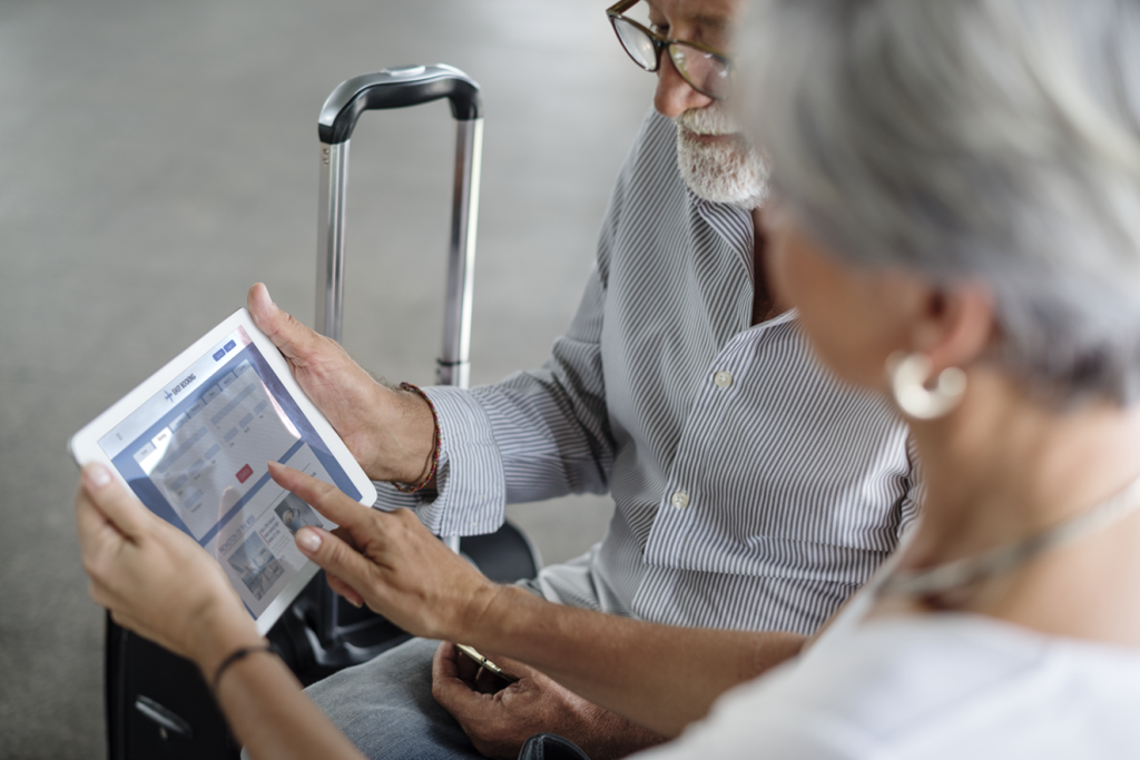 Itinerario de viajes con un paciente grave 